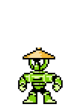 Bamboo Man (Mega Man-style original). Optimized for NES hardware limitations. If this shows up offset to the side, it&#39;s a Carrd issue I don&#39;t know how to fix.